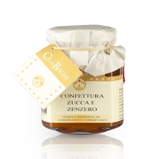 confettura zucca e zenzero 220 g