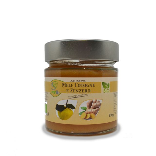 composta di mele Cotogne e Zenzero 230 g Agrilife