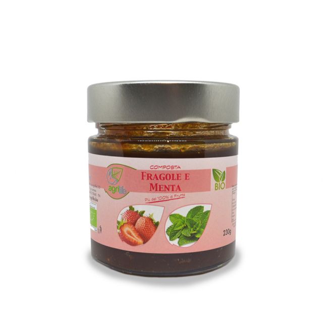 composta fragole e menta 230 g Agrilife Trentino