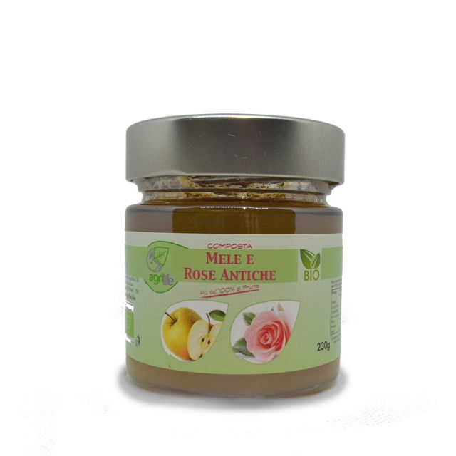 Composta di Mele e petali di rose 230 g Agrilife Trentino