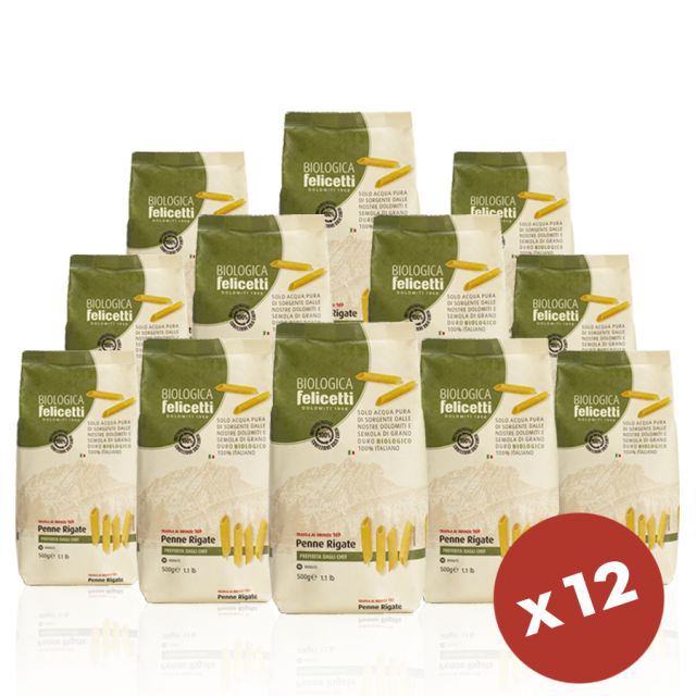Dispensa di pasta penne rigate BIO Felicetti 6 Kg.
