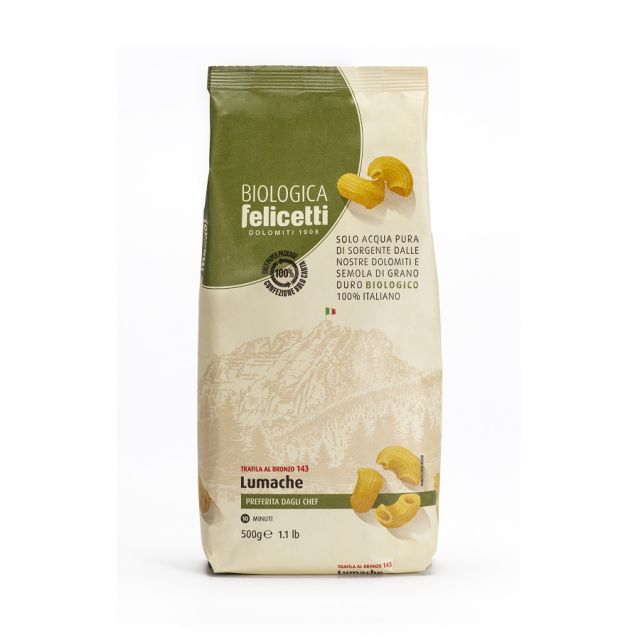 Pasta lumache bio n 143 felicetti  500 gr