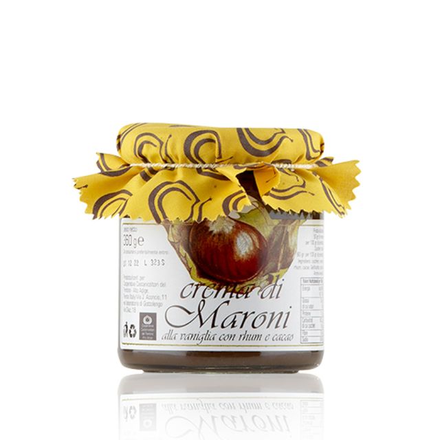 Crema di maroni vaniglia rum e cacao