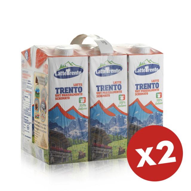 latte trento parzialmente scremato 12 litri