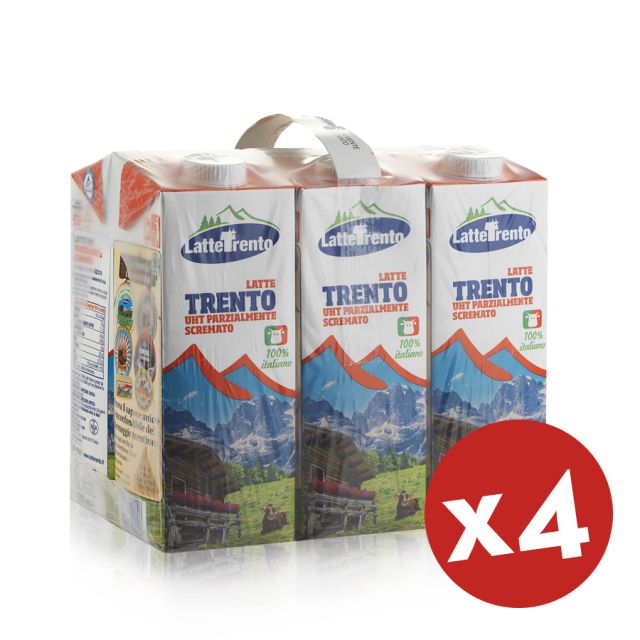 latte trento parzialmente scremato 24 litri