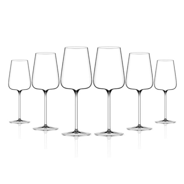 6 calici Etoile Blanc Italesse