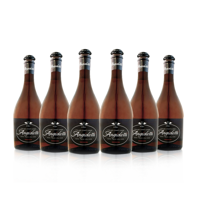 sidro di mele artigianale secco Melchiori Angioletti 6 bottiglie 50 cl
