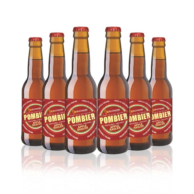 Birra Radler PomBier Melchiori Trentino 6 bottiglie 33 cl