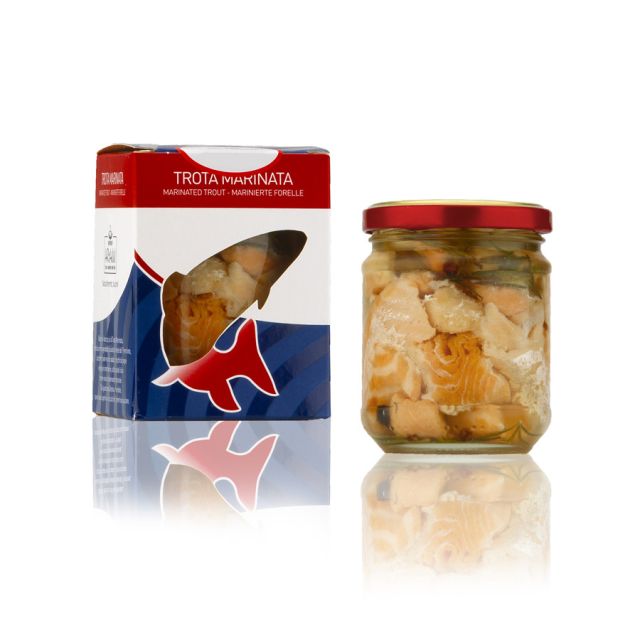 trota alpina marinata Armanini Trentino