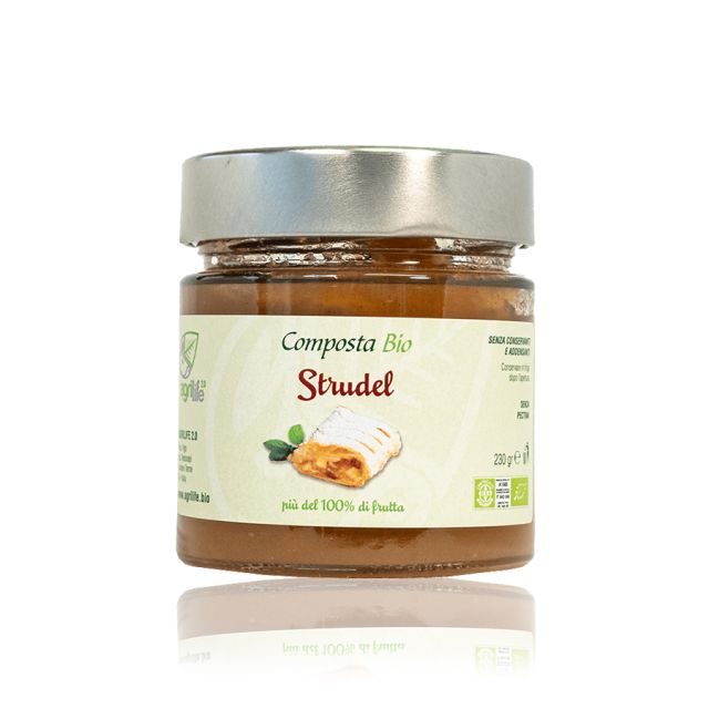composta bio allo strudel 230 gr Trentino Agrilife
