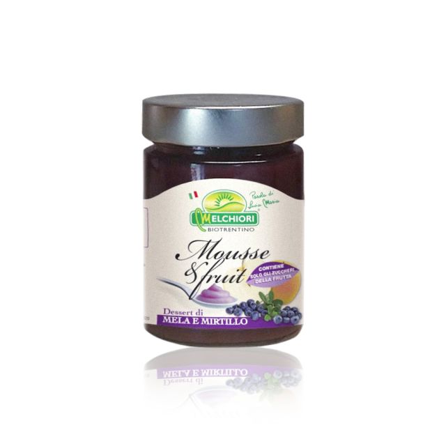 Mousse biologica di Mele e Mirtilli BioTrentino