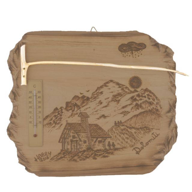 Rametto Segnatempo I Pirografia