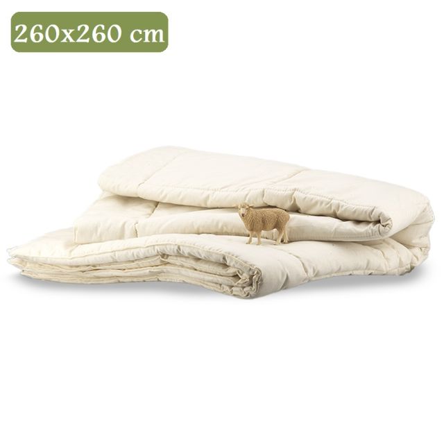 Trapunta Lana del Trentino imbottitura naturale letto matrimoniale