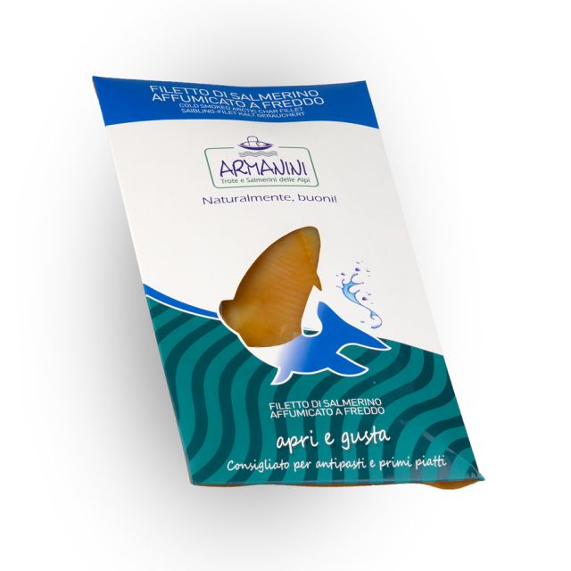 Filetto di Salmerino alpino affumicato a freddo Armanini