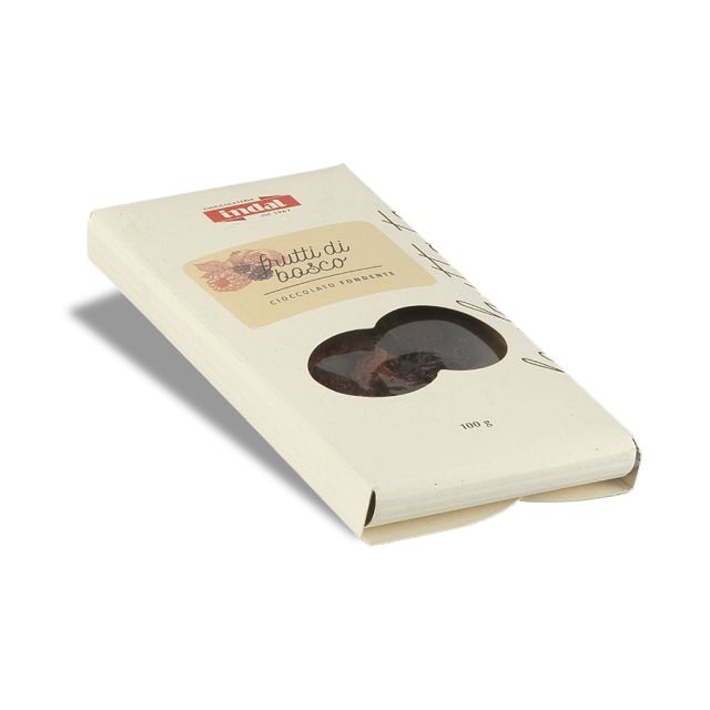 Tavoletta cioccolato fondente frutti di bosco Indal