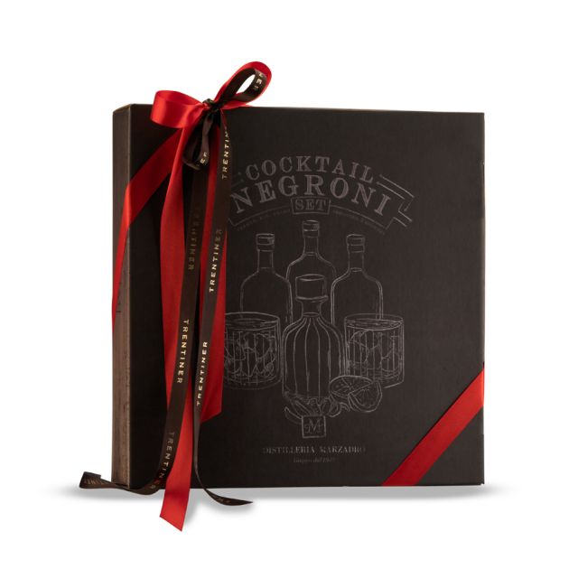 set cocktail Negroni Marzadro Natale 2020