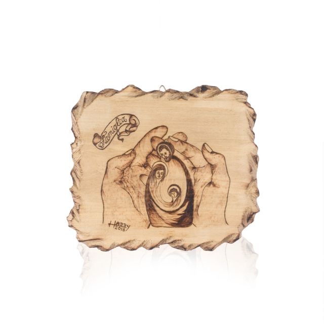 Pirografia Mani e famiglia I Pirografia