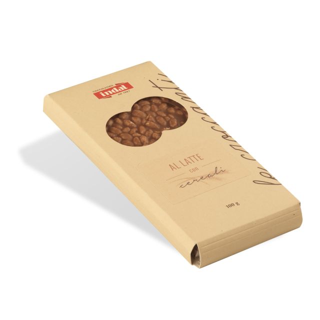 Tavoletta 100g cioccolato al latte con cereali