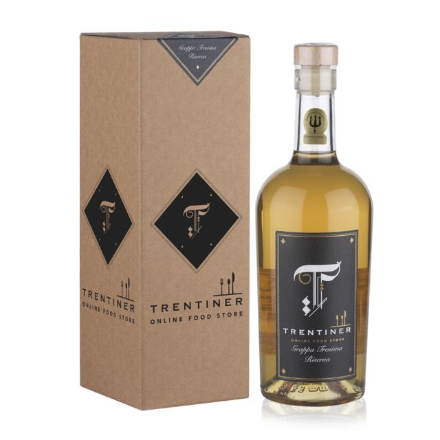 grappa riserva astucciata Trentiner