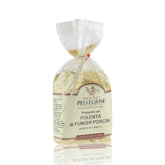 Polenta ai funghi porcini 350