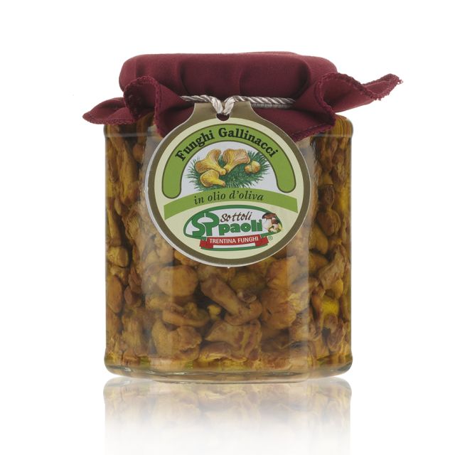 Funghi Gallinacci in Olio d'Oliva 290